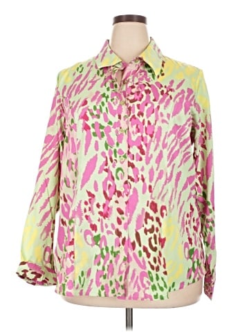 Ashley Stewart Long Sleeve Blouse (view 1)