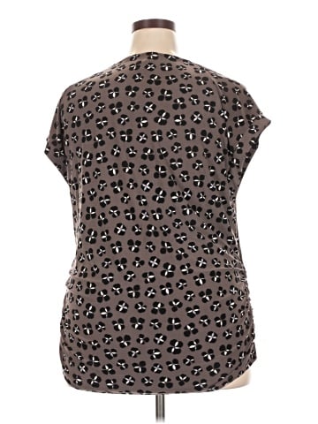 Anne Klein Short Sleeve Blouse (view 2)