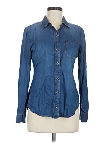Max Jeans Long Sleeve Button-Down Shirt (view 1)