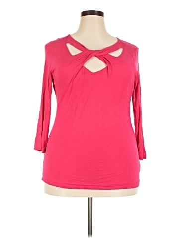 INC International Concepts 3/4 Sleeve T-Shirt (view 1)