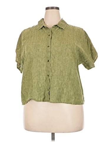Eileen Fisher Short Sleeve Blouse (view 1)