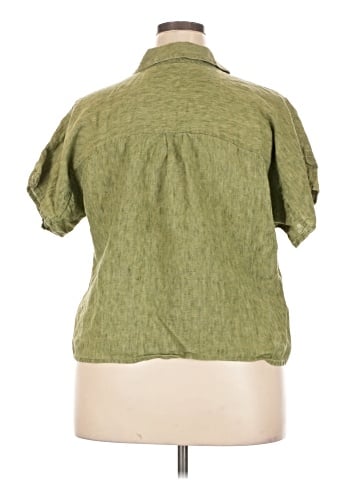 Eileen Fisher Short Sleeve Blouse (view 2)