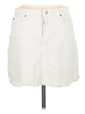 7 For All Mankind Denim Skirt (view 1)