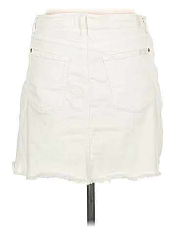 7 For All Mankind Denim Skirt (view 2)