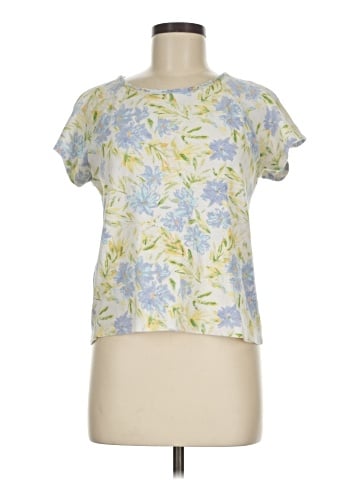 Christopher & Banks Short Sleeve Blouse (view 1)