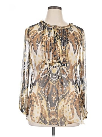 Elie Tahari Long Sleeve Blouse (view 1)