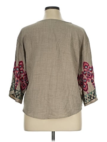 Olivia & Martin 3/4 Sleeve Blouse (view 2)