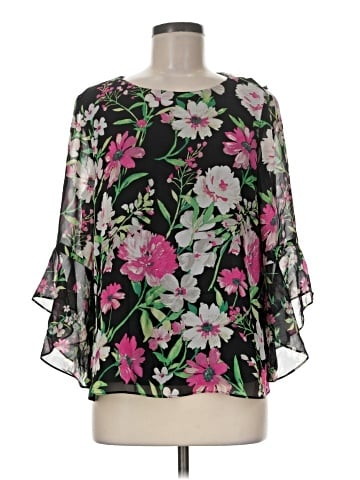 Kasper 3/4 Sleeve Blouse (view 1)