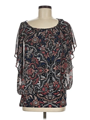 JM Collection 3/4 Sleeve Blouse (view 1)