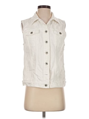 Vince. Denim Vest (view 1)
