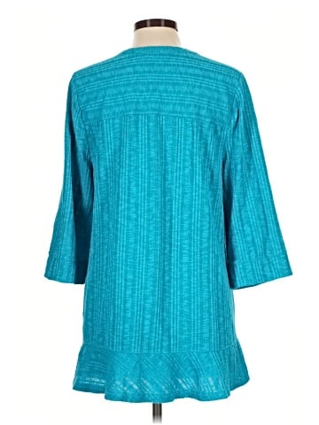 Soft Surroundings 3/4 Sleeve Button-Down Shirt (view 2)