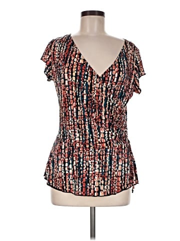 Roz & Ali Short Sleeve Blouse (view 1)