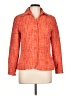 Coldwater Creek Tweed Orange Jacket Size 10 - photo 1