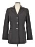 Kasper Solid Stripes Gray Blazer Size 10 - photo 1