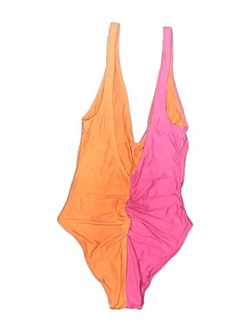 Solid & Striped One Piece Swimsuit (view 2)