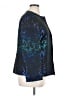 Kasper 100% Polyester Print Blue Blazer Size 16 - photo 4