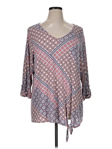 Croft & Barrow 3/4 Sleeve Blouse (view 1)