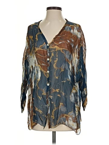 Tempo Paris 3/4 Sleeve Blouse (view 1)