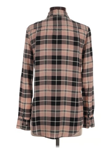 Equipment Long Sleeve Button-Down Shirt (view 2)