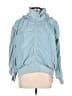 Athleta 100% Polyester Solid Blue Windbreaker Size L - photo 1