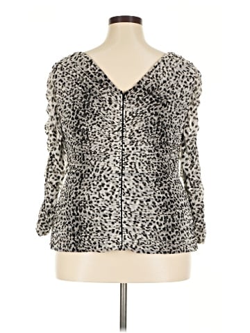Tadashi Shoji 3/4 Sleeve Blouse (view 2)