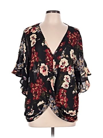 Umgee 3/4 Sleeve Blouse (view 1)