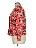 Le Suit Floral Red Blazer Size 16 Petite - photo 5