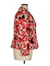 Le Suit Floral Red Blazer Size 16 Petite - photo 4