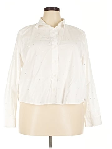 J.Crew Factory Store Long Sleeve Blouse (view 1)