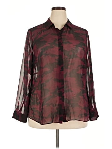 Lane Bryant Long Sleeve Blouse (view 1)