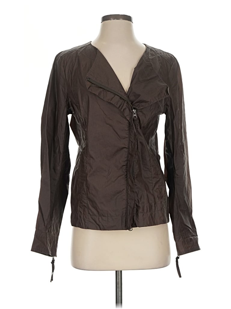 Pre-owned Eileen Fisher Jacket In Brown