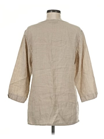 Flax 3/4 Sleeve Blouse (view 2)