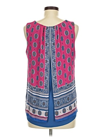 Rose + Olive Sleeveless Blouse (view 2)