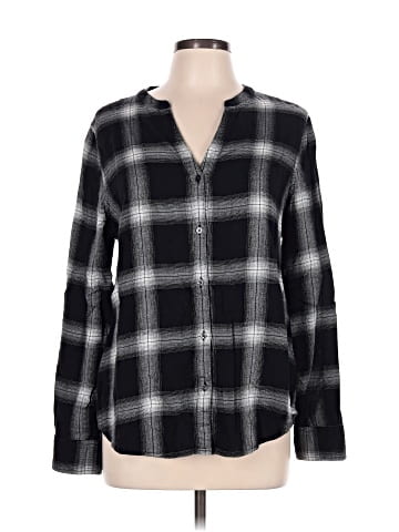 CALVIN KLEIN JEANS Long Sleeve Button-Down Shirt (view 1)