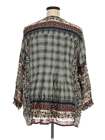 Coldwater Creek Long Sleeve Silk Top (view 2)