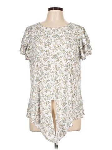 Adrianna Papell Short Sleeve Blouse (view 1)