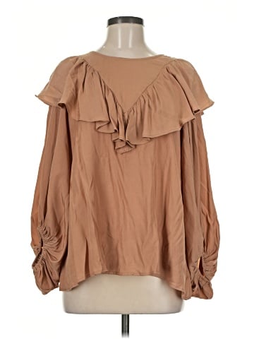 Mustard Seed Long Sleeve Blouse (view 1)
