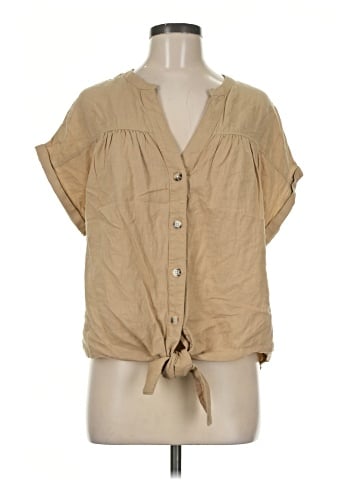 Sharagano Short Sleeve Blouse (view 1)