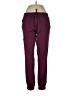 Assorted Brands Solid Burgundy Casual Pants Size L - photo 1
