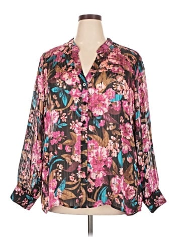 Soft Surroundings Long Sleeve Blouse (view 1)
