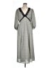Max Studio 100% Polyester Chevron-herringbone Gray Casual Dress Size L - photo 1