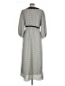 Max Studio 100% Polyester Chevron-herringbone Gray Casual Dress Size L - photo 2