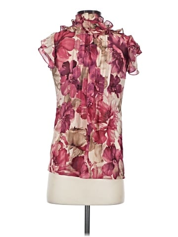 AK Anne Klein Short Sleeve Blouse (view 2)