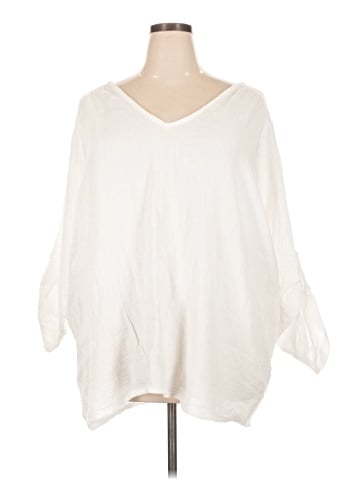 Ashley Stewart 3/4 Sleeve T-Shirt (view 1)