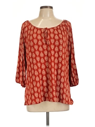 Garnet Hill 3/4 Sleeve Blouse (view 1)