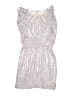 Crewcuts 100% Polyester Metallic Silver Dress Size L (kids) - photo 1