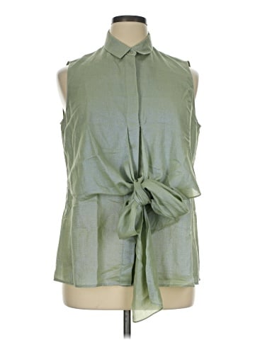 Akris Punto Sleeveless Button-Down Shirt (view 1)