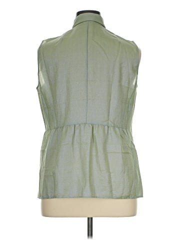 Akris Punto Sleeveless Button-Down Shirt (view 2)