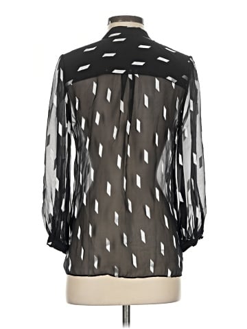 Alice + Olivia 3/4 Sleeve Silk Top (view 2)