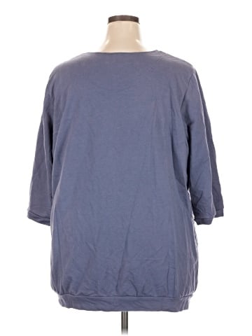 Woman Within 3/4 Sleeve Top (view 2)